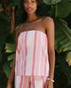 Beach Riot Celeste Cotton Linen Strapless Top - 1