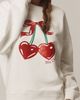 Beach Riot Devyn Long-Sleeve Cotton Cherry Sweatshirt - 2