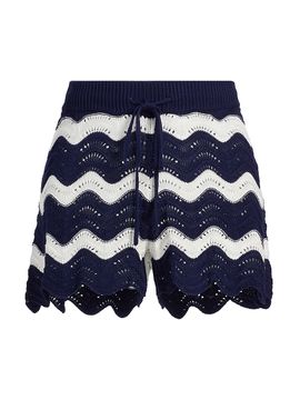 Beach Riot Women's Balboa Chevron Drawstring Shorts