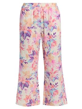 Beach Riot Women's Hampton Cotton Wide-Leg Pants