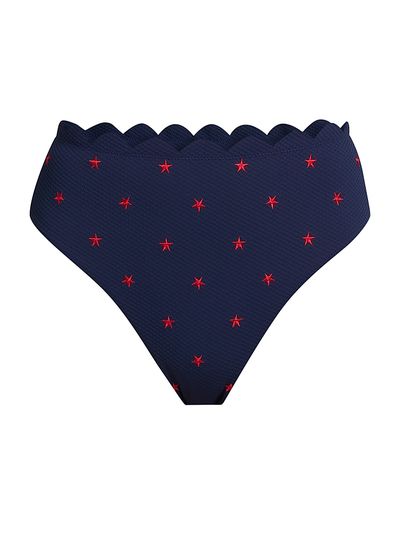 Beach Riot Women's Nessa Star Spangled Seas Bikini Bottom