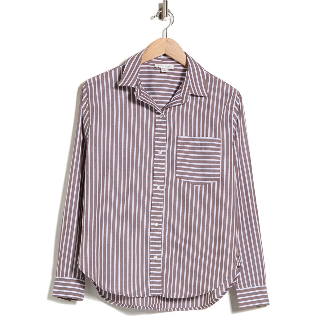 beachlunchlounge beachlunchlounge Carson Stripe Button-Up Shirt