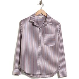 beachlunchlounge beachlunchlounge Carson Stripe Button-Up Shirt
