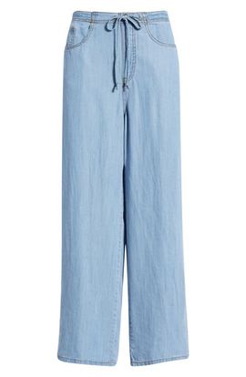 beachlunchlounge beachlunchlounge Cass Chambray Drawstring Pants