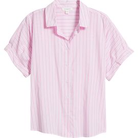 beachlunchlounge beachlunchlounge Chase Cotton & Modal Button-Up Shirt
