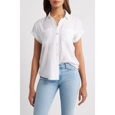 beachlunchlounge beachlunchlounge Delta Short Sleeve Button-Up Shirt