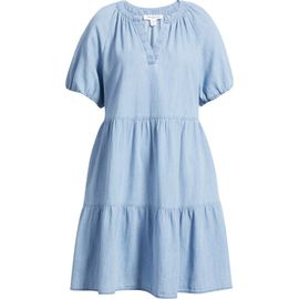 beach lunch lounge gingham dress Cotton Smocked Fromer Dress main image 1