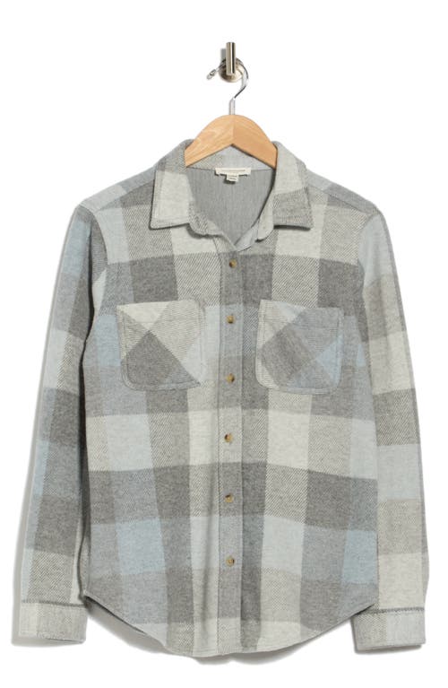 beachlunchlounge beachlunchlounge Plaid Jacquard Knit Shacket