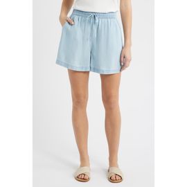 beachlunchlounge beachlunchlounge Toney Tie Waist Chambray Shorts
