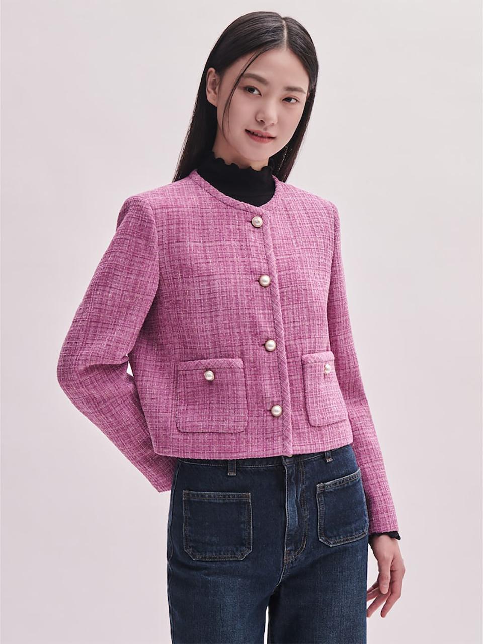 BEANPOLE LADIES [B. my] Ruffle turtleneck long-sleeved T-shirt