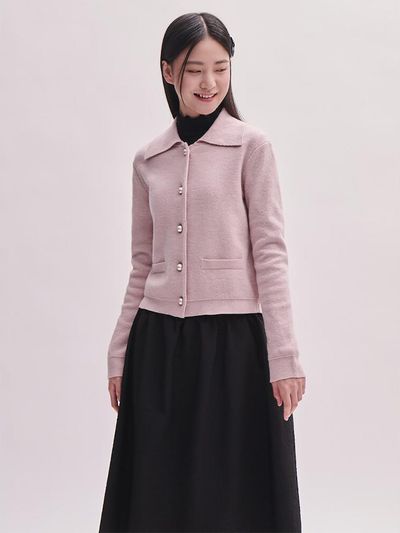 BEANPOLE LADIES [B. my] Spangle T Color Cardigan Baby Pink