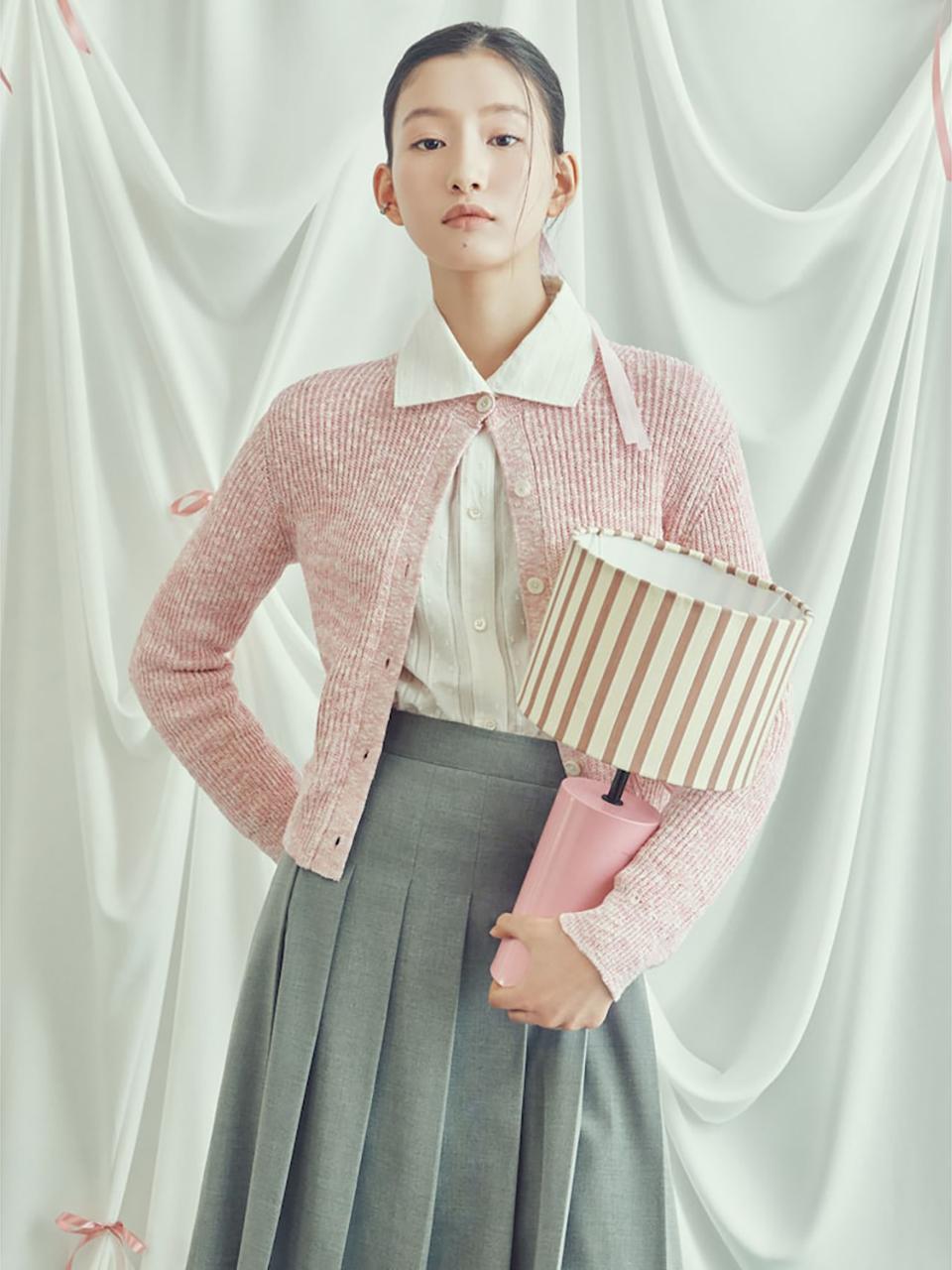 BEANPOLE LADIES Classic Pleated Mini Skirt [Ash] (BF5227N014)