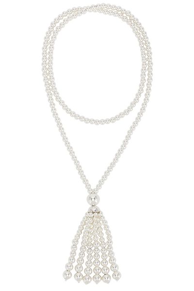 Beaufille Beaufille Sterling Silver Tassel Necklace
