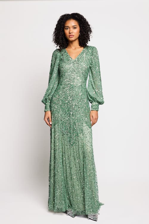BEAUUT BEAUUT Embellished Sequins Net Gown