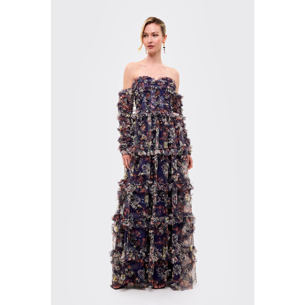 BEAUUT BEAUUT Floral Ruffle Dress