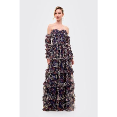 BEAUUT BEAUUT Floral Ruffle Dress