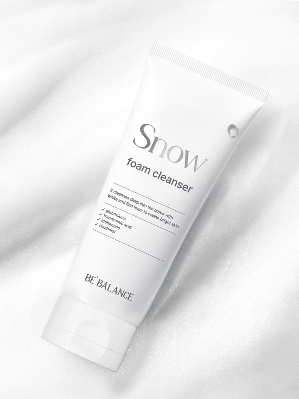 BE’BALANCE Deep Cleansing Brightening Snow Foam Cleanser