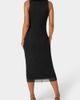 Bebe Bebe Powermesh Rhinestone Sleeveless Midi Dress in Black, Women's at Urban Outfitters - 4