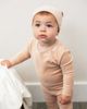 Bebe Bella Bebe Bella Bebe Embroidered Velour Romper with Hat - 2