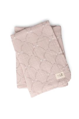 Bebe Bella Bebe Bella Bow Print Cotton Knit Swaddle
