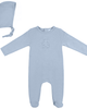 Bebe Bella Bebe Bella Embossed Bear Romper Layette Set - 1