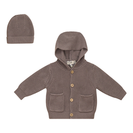Bebe Bella Bebe Bella Knit Hoodie Jacket with Matching Hat