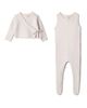 Bebe Bella Bebe Bella Knit Romper and Wrap Cardigan Set - 1