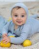 Bebe Bella Bebe Bella Knit Romper and Wrap Cardigan Set - 4