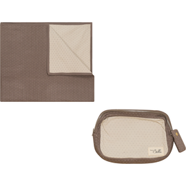 Bebe Bella Bebe Bella Knitted Blanket with Zipper Pouch