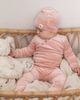 Bebe Bella Bebe Bella Velour Romper with Matching Hat - 3