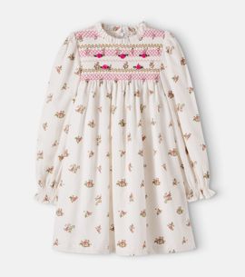 Bebe Organic Bebe Organic Adelaide floral smocked cotton dress