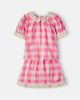 Bebe Organic Bebe Organic Anais checked crochet cotton-blend top and skirt set - 1