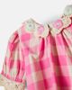 Bebe Organic Bebe Organic Anais checked crochet cotton-blend top and skirt set - 4