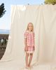 Bebe Organic Bebe Organic Anais checked crochet cotton-blend top and skirt set - 6