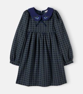 Bebe Organic Bebe Organic Annette bow-detail floral cotton dress