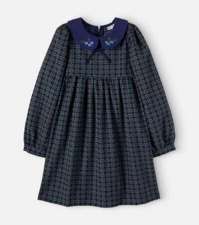 Bebe Organic Bebe Organic Annette bow-detail floral cotton dress