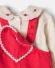 Bebe Organic Bebe Organic Baby Anita embroidered cotton overalls and blouse set - 3