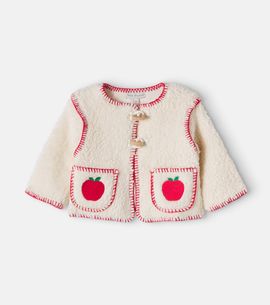 Bebe Organic Bebe Organic Baby Apple cotton teddy jacket