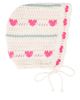 Bebe Organic Bebe Organic Baby Josie crochet cotton and wool bonnet - 1