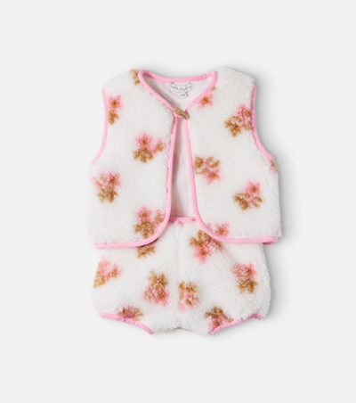Bebe Organic Bebe Organic Baby Laine teddy vest and bloomers set