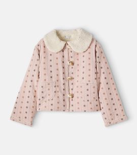Bebe Organic Bebe Organic Claire floral cotton-blend jacket