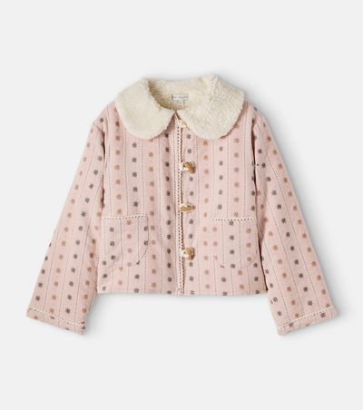 Bebe Organic Bebe Organic Claire floral cotton-blend jacket