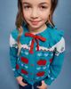 Bebe Organic Bebe Organic Clover bow-detail jacquard cardigan - 4