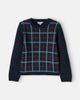 Bebe Organic Bebe Organic Cruz checked wool and silk-blend sweater - 1