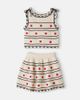 Bebe Organic Bebe Organic Daisy cotton and wool vest and skirt set - 4
