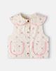 Bebe Organic Bebe Organic Heidi floral ruffled cotton vest - 1