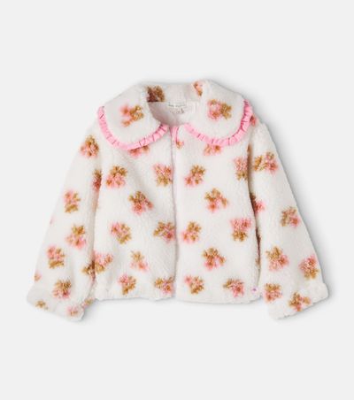 Bebe Organic Bebe Organic Laine floral teddy jacket