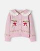 Bebe Organic Bebe Organic Laurel bow-detail jacquard cardigan - 1