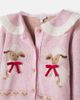 Bebe Organic Bebe Organic Laurel bow-detail jacquard cardigan - 3