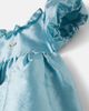 Bebe Organic Bebe Organic Moon bow-detail satin dress - 3
